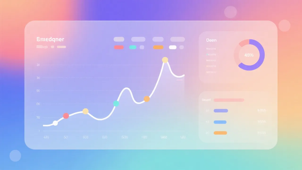 幸运彩票计划 数据仪表盘示意