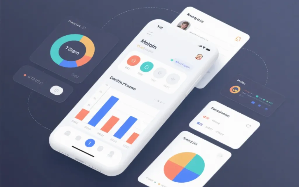 移动端界面示意图